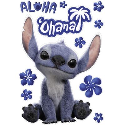 Komar Deko-Sticker Disney Lilo and Stitch Live Action Ohana 50 cm x 70 cm Blau Komar Deko-Sticker Disney Lilo and Stitch Live Action Ohana 50 cm x 70 cm Blau