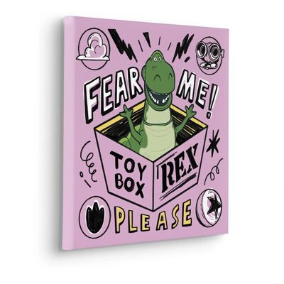 Komar Keilrahmenbild Disney and Pixar Toy Story Fear Me Please Rosa Komar Keilrahmenbild Disney and Pixar Toy Story Fear Me Please Rosa