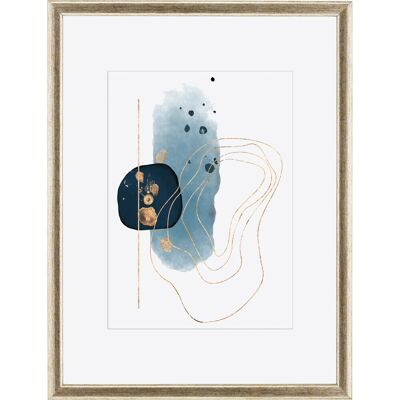 OBI Holz-Bilderrahmen Silber/Gold 30 cm x 40 cm OBI Holz-Bilderrahmen Silber/Gold 30 cm x 40 cm