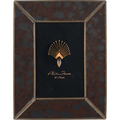 Bilderrahmen Blush Bordeaux Glas 10 cm x 15 cm Bilderrahmen Blush Bordeaux Glas 10 cm x 15 cm