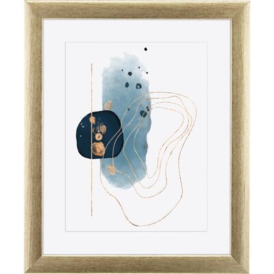 OBI Holz-Bilderrahmen Silber/Gold 40 cm x 50 cm OBI Holz-Bilderrahmen Silber/Gold 40 cm x 50 cm