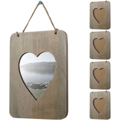 MCW 5er-Set Bilderrahmen Wels Shabby-Look Landhaus Herz MCW 5er-Set Bilderrahmen Wels Shabby-Look Landhaus Herz