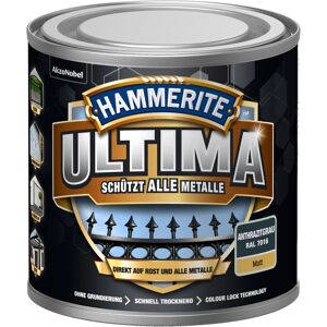 Hammerite Ultima Premium Metall-Schutzlack matt Anthrazitgrau 250 ml Hammerite Ultima Premium Metall-Schutzlack matt Anthrazitgrau 250 ml