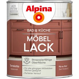 Alpina Möbel-Lack Bad & Küche Terrakotta Seidenmatt 750 ml Alpina Möbel-Lack Bad & Küche Terrakotta Seidenmatt 750 ml