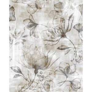 KOMAR Rustic Roses Tapete - 200x250 cm - Schwarz & Weiß - Tapete KOMAR Rustic Roses Tapete - 200x250 cm - Schwarz & Weiß - Tapete
