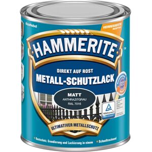 Hammerite Metall-Schutzlack Anthrazit matt 250 ml Hammerite Metall-Schutzlack Anthrazit matt 250 ml