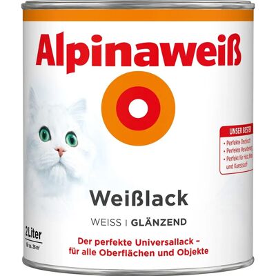 Alpina Weißlack - Hohe Deckkraft Schnelltrocknend Wetterbeständig Alpina Weißlack - Hohe Deckkraft Schnelltrocknend Wetterbeständig