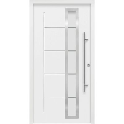Splendoor Thermospace Sicherheits-Haustür ThermoSpace Prime Paris RC2 Weiß 100 x 210 cm Anschlag R Splendoor Thermospace Sicherheits-Haustür ThermoSpace Prime Paris RC2 Weiß 100 x 210 cm Anschlag R
