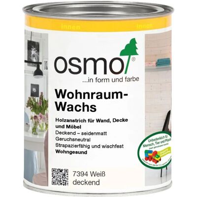 Osmo Wohnraum-Wachs Weiß deckend 750 ml Osmo Wohnraum-Wachs Weiß deckend 750 ml