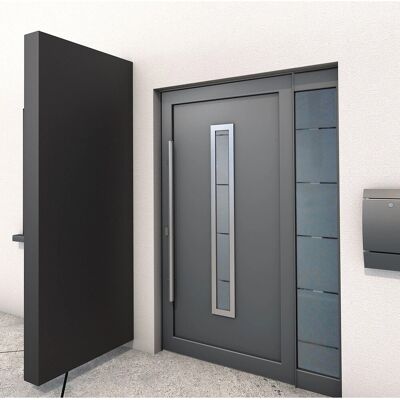 Gutta Seitenteil BS passend zu Rechteckvordach BS 220 cm x 90 cm Gutta Seitenteil BS passend zu Rechteckvordach BS 220 cm x 90 cm