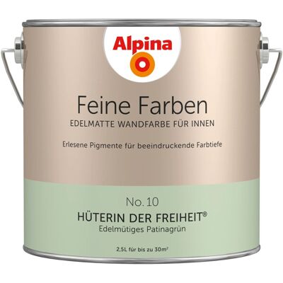 ALPINA Marke Modell Grün - Matt Wandfarbe für Innen - 2,5L ALPINA Marke Modell Grün - Matt Wandfarbe für Innen - 2,5L