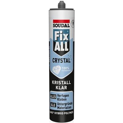 Soudal Fix All Kraftkleber Crystal/Kristallklar 300 g Soudal Fix All Kraftkleber Crystal/Kristallklar 300 g