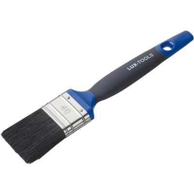 LUXTOOLS LUX-TOOLS Flachpinsel Soft Grip Lacke Kunstharz 40 mm LUXTOOLS LUX-TOOLS Flachpinsel Soft Grip Lacke Kunstharz 40 mm