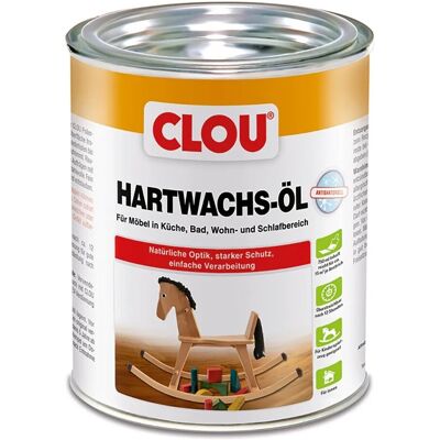 Clou Hartwachs-Öl Antibakteriell Transparent seidenglänzend 750 ml Clou Hartwachs-Öl Antibakteriell Transparent seidenglänzend 750 ml