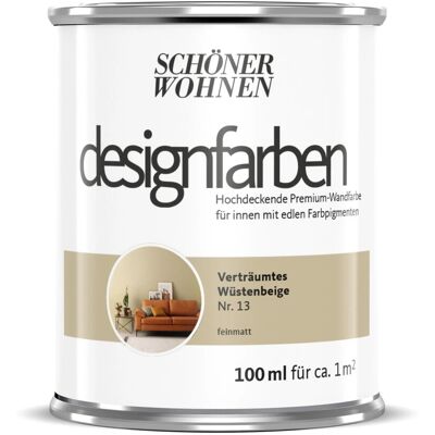 Schöner Wohnen Designfarben Verträumtes Wüstenbeige 100 ml Schöner Wohnen Designfarben Verträumtes Wüstenbeige 100 ml