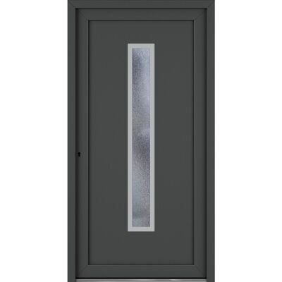 Roro Haustür OKE 1105 Kunststoff Weiß-Anthrazit 110 cm x 210 cm DIN L Roro Haustür OKE 1105 Kunststoff Weiß-Anthrazit 110 cm x 210 cm DIN L
