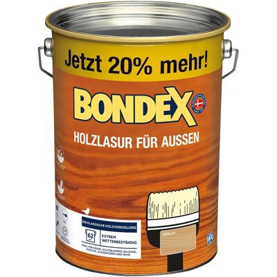 Bondex - Holzlasur Außen - Farblos - 4,8 L - Holzlasur Bondex - Holzlasur Außen - Farblos - 4,8 L - Holzlasur