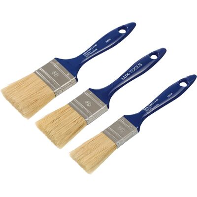 LUXTOOLS LUX-TOOLS Flachpinsel-Set Lack 3-teilig LUXTOOLS LUX-TOOLS Flachpinsel-Set Lack 3-teilig