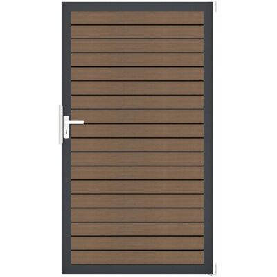 GroJa Tor 1-flg. Solid Rhombus 154 cm x 180 cm Teak Co-Extrudiert Rahmen DB703 GroJa Tor 1-flg. Solid Rhombus 154 cm x 180 cm Teak Co-Extrudiert Rahmen DB703