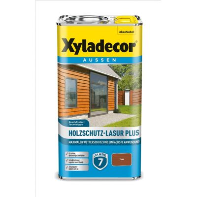 XYLADECOR - Holzschutz-Lasur Plus - Teak - Holzbeschichtung XYLADECOR - Holzschutz-Lasur Plus - Teak - Holzbeschichtung