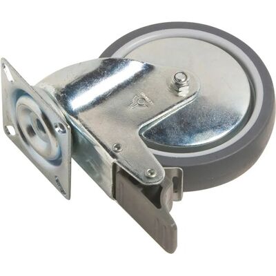OBI App.-Lenkrolle mit Platte, Feststeller und Gleitlager Ø 100 mm 55 kg OBI App.-Lenkrolle mit Platte, Feststeller und Gleitlager Ø 100 mm 55 kg