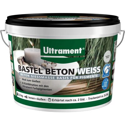 Ultrament Bastel Beton 3,5 kg Weiß Ultrament Bastel Beton 3,5 kg Weiß