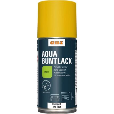 OBI Buntlack Spray RAL 1021 Rapsgelb matt wv 150 ml OBI Buntlack Spray RAL 1021 Rapsgelb matt wv 150 ml