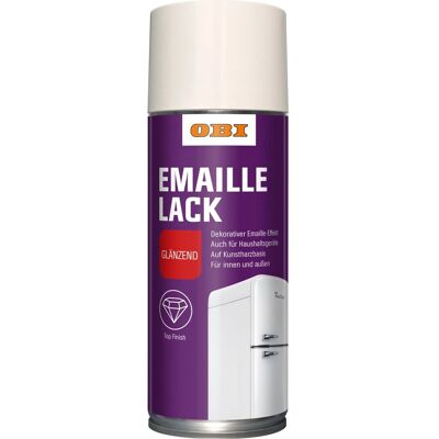 OBI Emaille Lack Spray Weiß glänzend 400 ml OBI Emaille Lack Spray Weiß glänzend 400 ml
