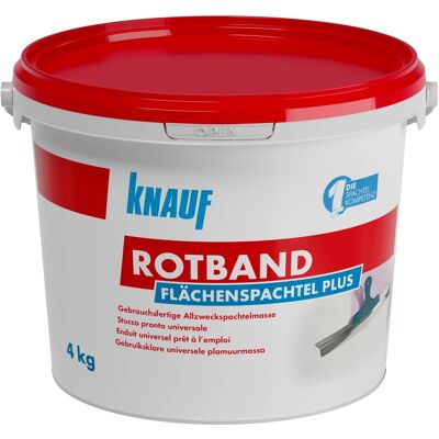 Knauf Rotband Flächenspachtel Plus 4 kg Knauf Rotband Flächenspachtel Plus 4 kg