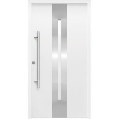 Splendoor Thermospace Sicherheits-Haustür ThermoSpace Prime Dublin RC2 Weiß 110 x 210 cm Anschlag L Splendoor Thermospace Sicherheits-Haustür ThermoSpace Prime Dublin RC2 Weiß 110 x 210 cm Anschlag L