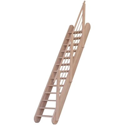 StarWood Treppen StarWood Treppe Samos Buche Holz-Holz-Design-Geländer Ganze Stufen FSC® StarWood Treppen StarWood Treppe Samos Buche Holz-Holz-Design-Geländer Ganze Stufen FSC®