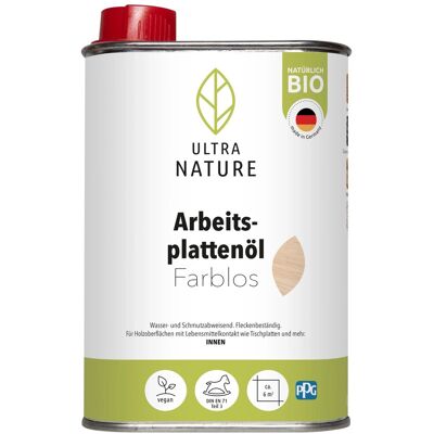 Ultra Nature BIO Arbeitsplattenöl Farblos 0,25 l Ultra Nature BIO Arbeitsplattenöl Farblos 0,25 l