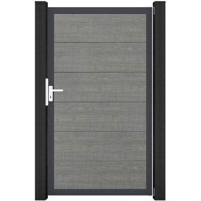 GroJa Steckzaun Tor BasicLine Universal-DIN DB Grey Ash Cut GroJa Steckzaun Tor BasicLine Universal-DIN DB Grey Ash Cut