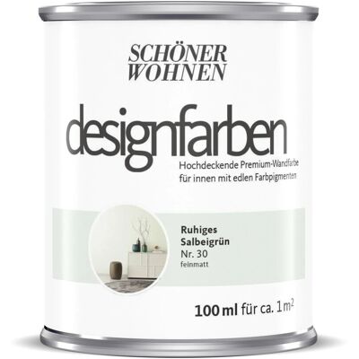 Schöner Wohnen Designfarben Ruhiges Salbeigrün 100 ml Schöner Wohnen Designfarben Ruhiges Salbeigrün 100 ml