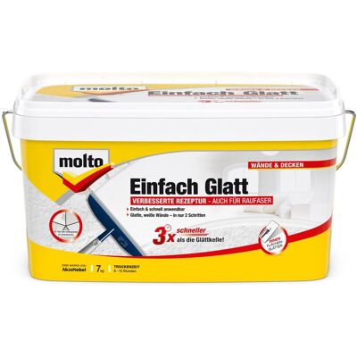 Molto Einfach Glatt Innen-Fertigspachtel 7 kg Molto Einfach Glatt Innen-Fertigspachtel 7 kg