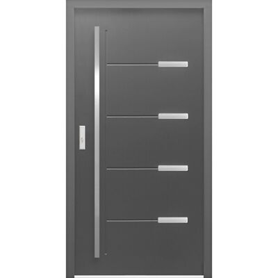 Splendoor Thermospace Haustür Thermospace Oslo Prime 100 cm x 210 cm Anthrazit Anschlag L Splendoor Thermospace Haustür Thermospace Oslo Prime 100 cm x 210 cm Anthrazit Anschlag L