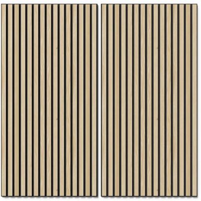 Denpanels Akustikpaneel Wandverkleidung Esche MDF Schwarz Akustikfilz Schwarz 119,8 cm Denpanels Akustikpaneel Wandverkleidung Esche MDF Schwarz Akustikfilz Schwarz 119,8 cm