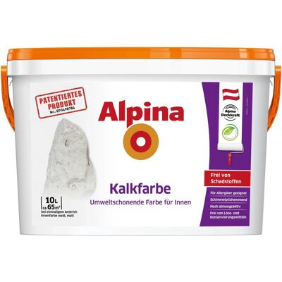 Alpina Kalkfarbe 10 l Weiß Alpina Kalkfarbe 10 l Weiß