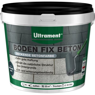 Ultrament Boden Fix Beton 4 l Anthrazit Ultrament Boden Fix Beton 4 l Anthrazit