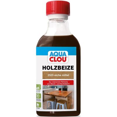 Aqua Clou Holzbeize Eiche Mittel 250 ml Aqua Clou Holzbeize Eiche Mittel 250 ml