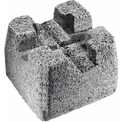 Diephaus Fundamentstein Grau 22 x 22 x 17 cm Diephaus Fundamentstein Grau 22 x 22 x 17 cm