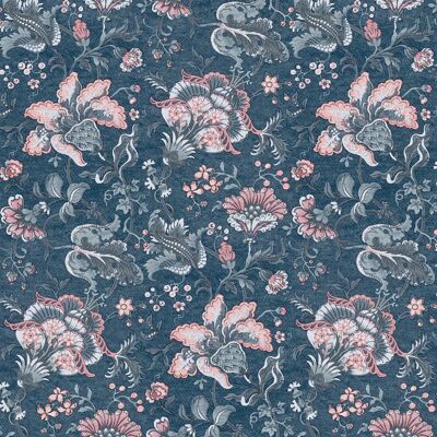 Laura Ashley Portia Dunkel Meeresgrau Vliestapete Laura Ashley Portia Dunkel Meeresgrau Vliestapete