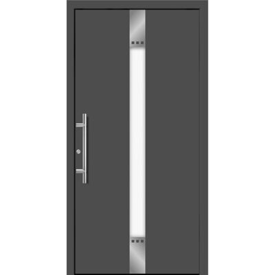 Splendoor Moderno Aluminium-Haustür Moderno M440/B 110 x 210 cm Anthrazit Metallic Anschlag Links Splendoor Moderno Aluminium-Haustür Moderno M440/B 110 x 210 cm Anthrazit Metallic Anschlag Links