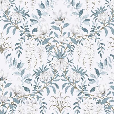Laura Ashley Parterre Tapete - Vintage Blumenmuster - UK Laura Ashley Parterre Tapete - Vintage Blumenmuster - UK
