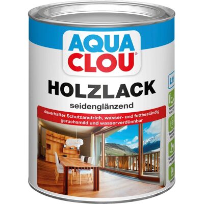 Aqua Clou Holzlack Transparent seidenglänzend 750 ml Aqua Clou Holzlack Transparent seidenglänzend 750 ml