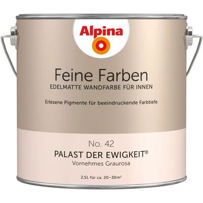 ALPINA Marke No. 42 Palast der Ewigkeit Innenwandfarbe - Vornehmes Graugrau ALPINA Marke No. 42 Palast der Ewigkeit Innenwandfarbe - Vornehmes Graugrau