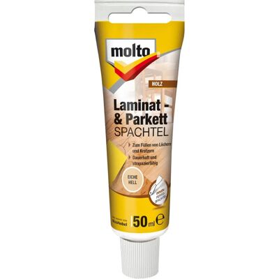Molto Laminat- & Parkettspachtel Eiche hell 50 ml Molto Laminat- & Parkettspachtel Eiche hell 50 ml