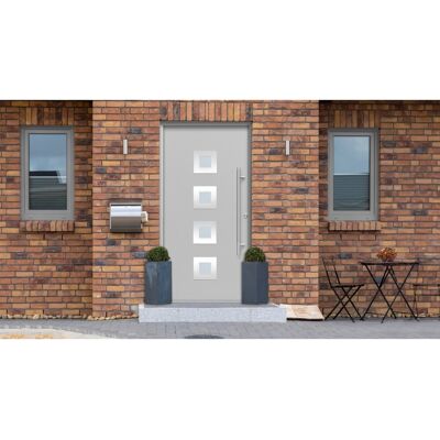 Splendoor Thermospace Haustür Thermospace Wien Prime 110 cm x 210 cm Grau Anschlag R Splendoor Thermospace Haustür Thermospace Wien Prime 110 cm x 210 cm Grau Anschlag R
