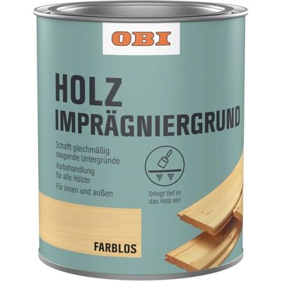 OBI Holz-Imprägniergrund Transparent 750 ml OBI Holz-Imprägniergrund Transparent 750 ml