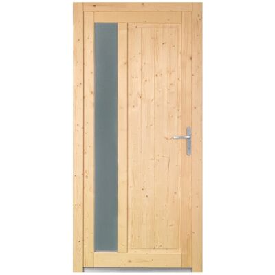 Panto Holz-Nebeneingangstür NET 510 Natur 98 cm x 198 cm DIN R Panto Holz-Nebeneingangstür NET 510 Natur 98 cm x 198 cm DIN R